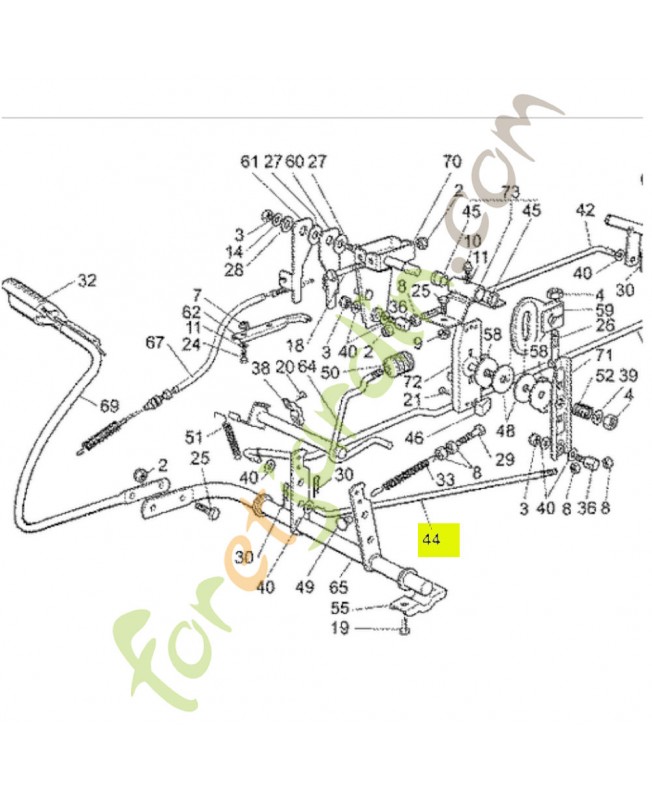 Tige Honda référence CG27034074H0