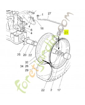 Rondelle Honda référence CG25670006H0