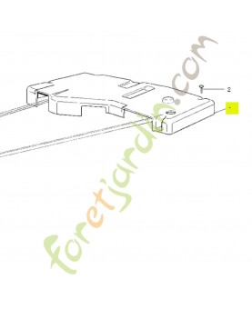 Protection de courroie arrière Honda référence CG25600050H0