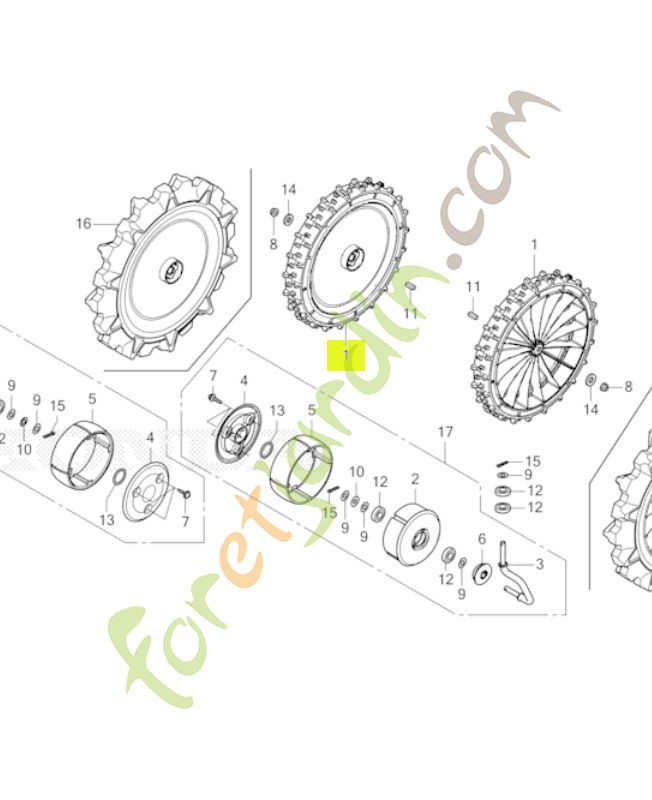 Roue Réf. Honda 42710VP9J00