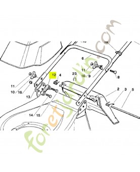 Inside plaque Honda référence CG22551575H0