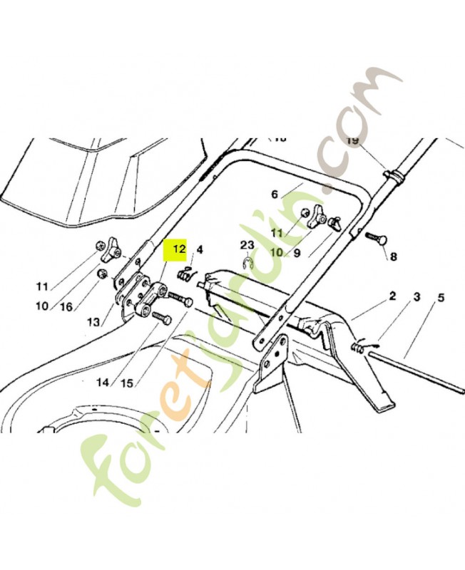 Inside plaque Honda référence CG22551575H0