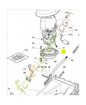 Jonc Honda  référence CG22207202H1