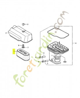 Element comp. filtre a ai réf. Honda 17210734003