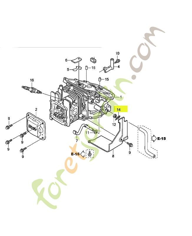 Goupille de blocage, 6mm réf. Honda 9425106000