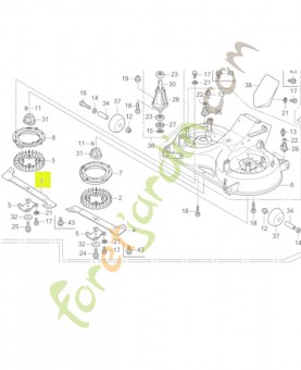 Lame de rotor d. réf. Honda 72511VK1B11