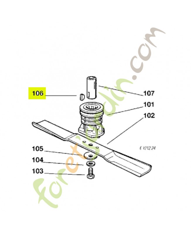 Clavette Honda référence CG12139150H0