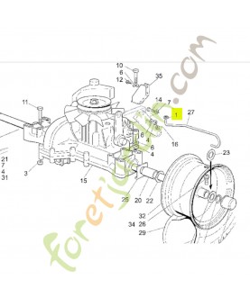 Fixation Honda référence CG12000930H0