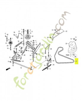 Courroie réf. Honda 80305Y09003