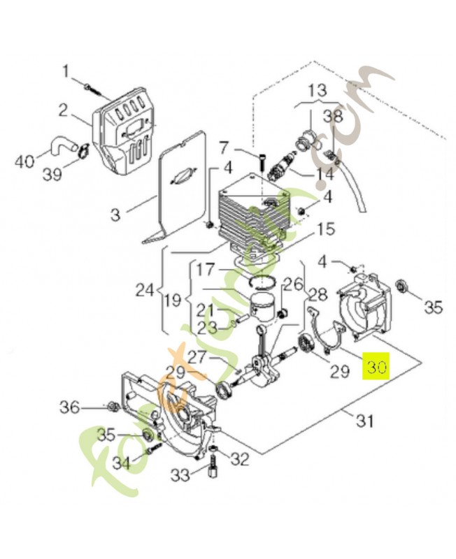 Joint de carter inférieur Honda référence AL3724050