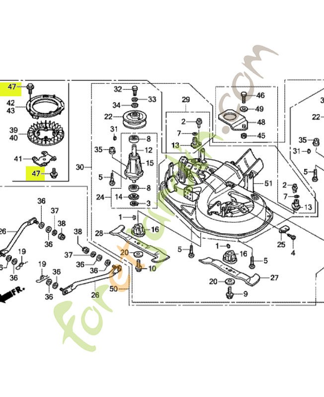 Vis réf. Honda 80682VK1003