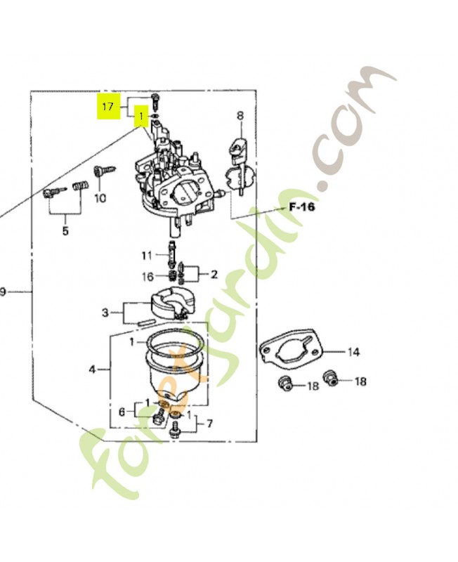 Jeu de gicleur de pilote Honda référence  99204ZE20450 remplace référence 99104ZE00450