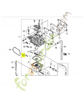 Gicleur principal (71.3) - Réf. Honda 99131Z0A0710