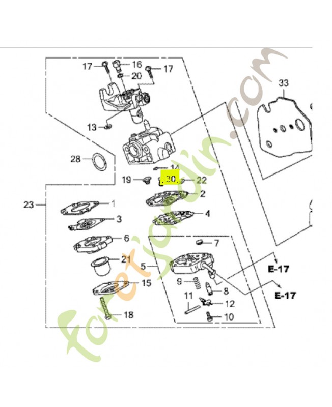 Gicleur (35) - Réf. Honda 99101ZM50350