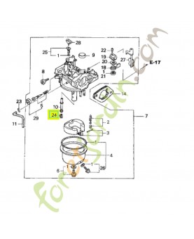 Gicleur principal (90) Honda 99101ZH70900