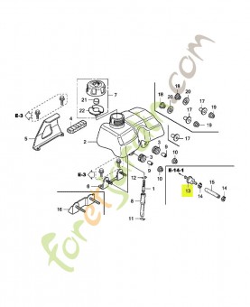 Filtre a crépine  réf. Honda 16910ZE8015