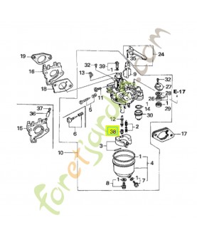 Gicleur principal (102) Honda 99101ZF51020