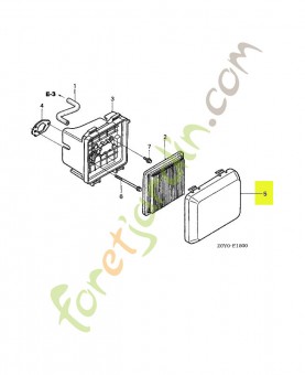 Couvercle de filtre a air réf. Honda 17231Z0L050