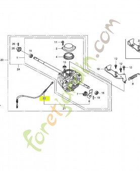 Cable comp. changement réf. Honda 54630VH7A04