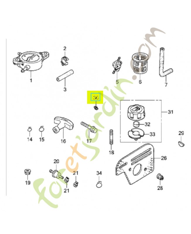 Gicleur (56) Honda 99101Z4E0560