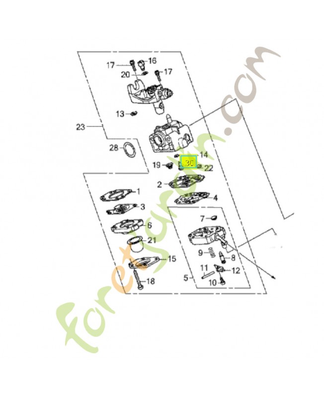 Gicleur (37) Honda 99101Z0Z0370