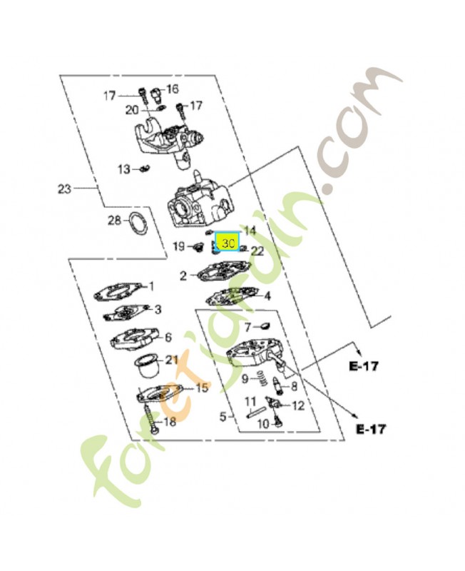 Gicleur (36) Honda 99101Z0Z0360