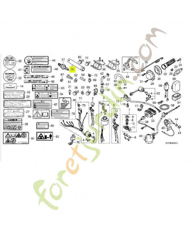 Cle a douille Honda 9900421001