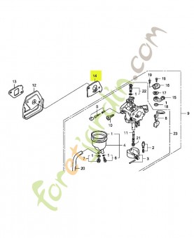 Joint de carburateur réf. Honda 16221ZG0801