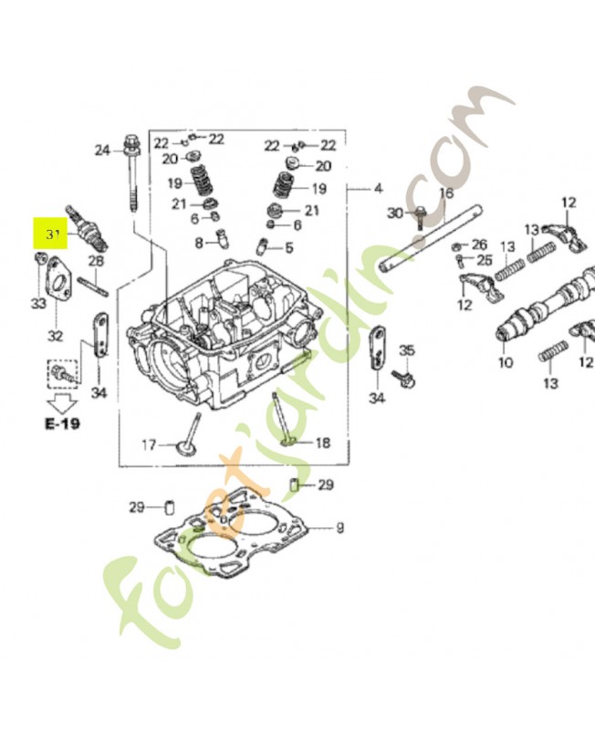 Bougie d'allumage Honda 980795515U