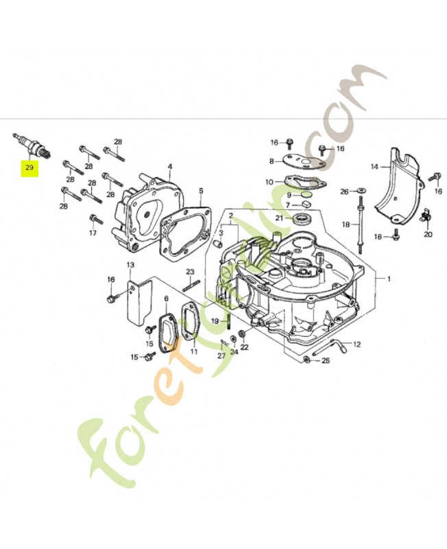Bougie d'allumage (bm-4a) Honda 9807354740