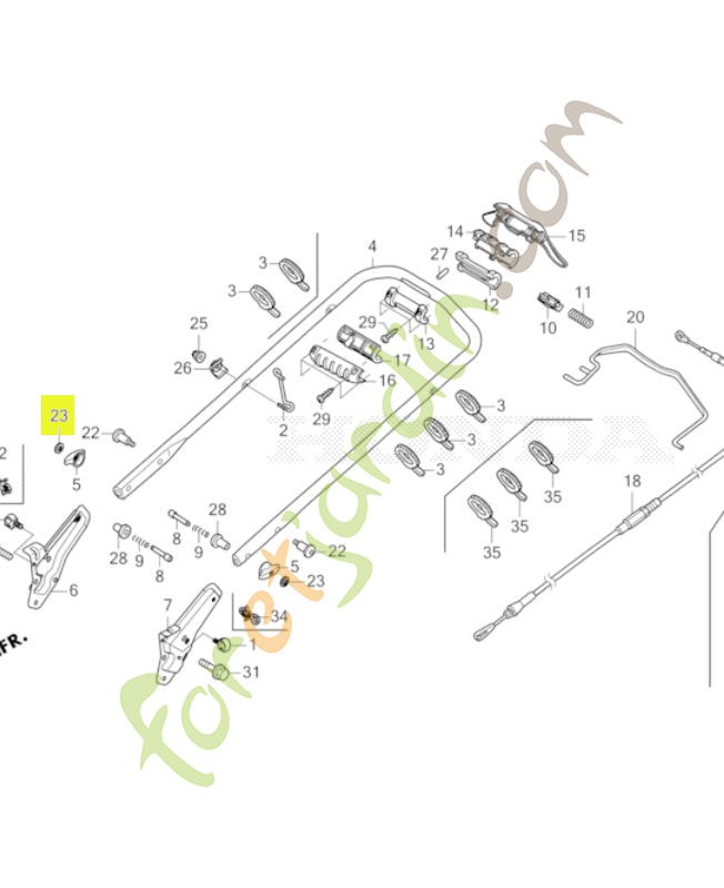 Ecrou, poussoir 5mm réf. Honda 90301VR8N01