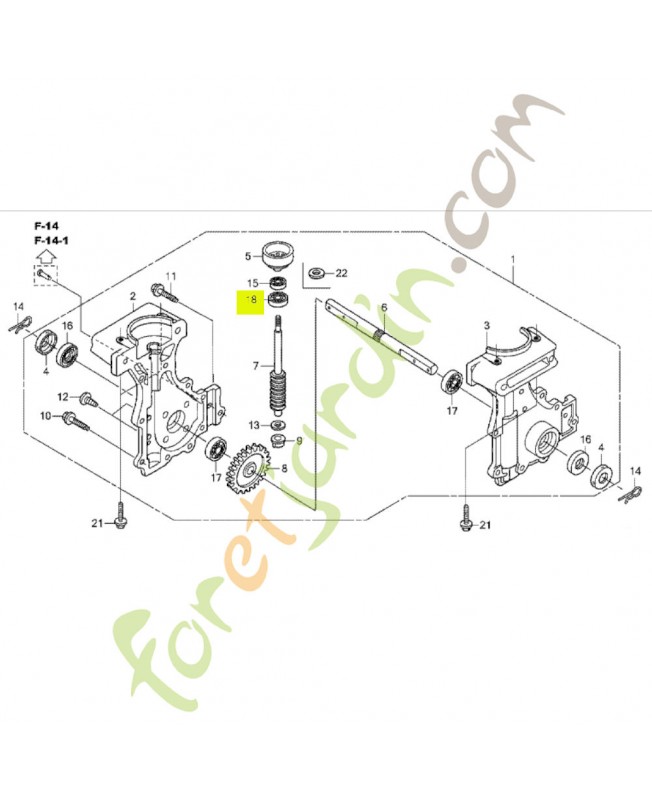 Roulement a billes 6200 Honda 961506200010