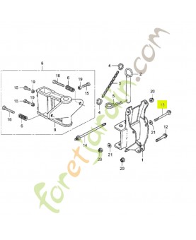 Boulon de bride 10x110 Honda 958011011000
