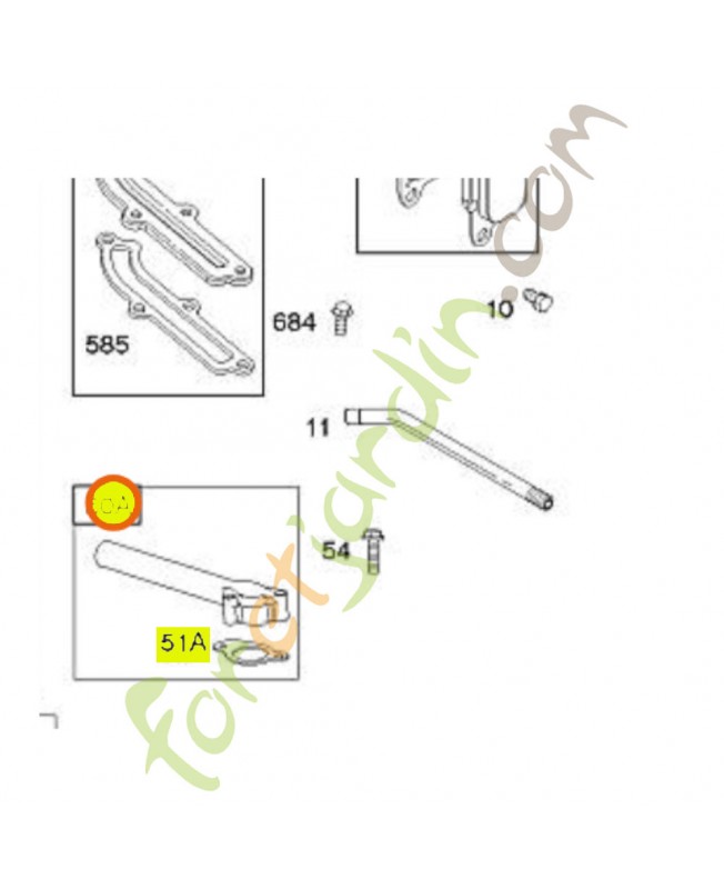 794305 collecteur admission en stock