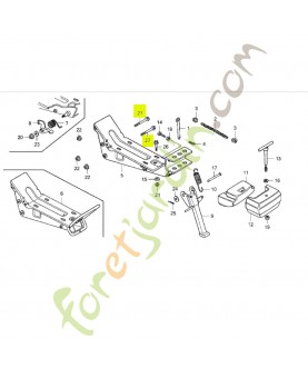 Boulon de bride 10x60 Honda 958011006000
