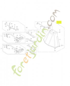 Protecteur réf. Honda 80609VK1003