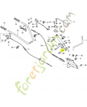 Boulon de bride 10x16 Honda 957011001600