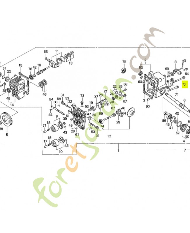 Boulon de bride 8x90 Honda 957010809008