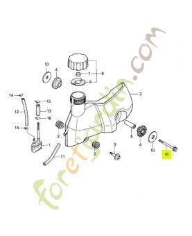 Boulon de bride 8x50 Honda 957010805007