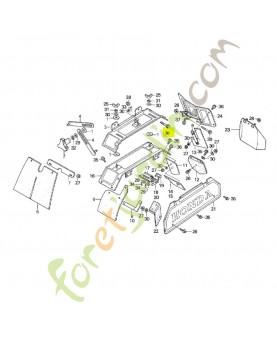 Boulon de bride 8x38 Honda 957010803800