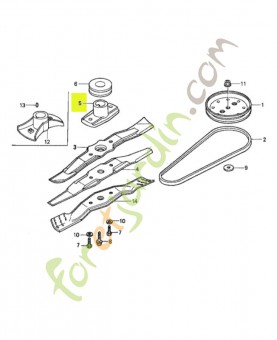 Support de lame réf. Honda 06726VG3305