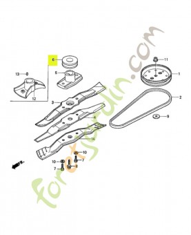 Poulie de commande réf. Honda 75161VG3B50