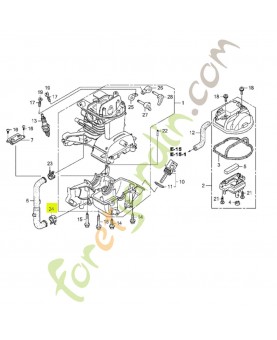 Agrafe de tuyau Honda 950024130004