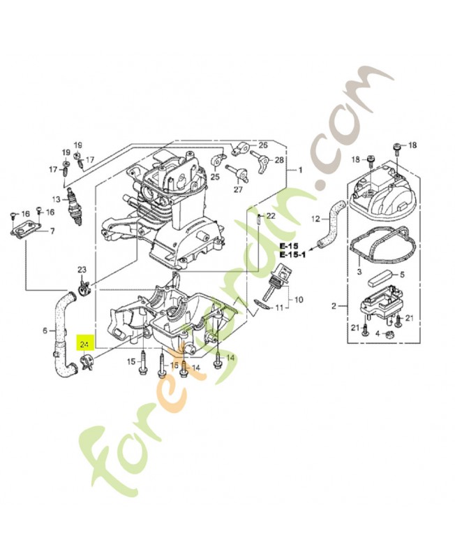 Agrafe de tuyau Honda 950024130004