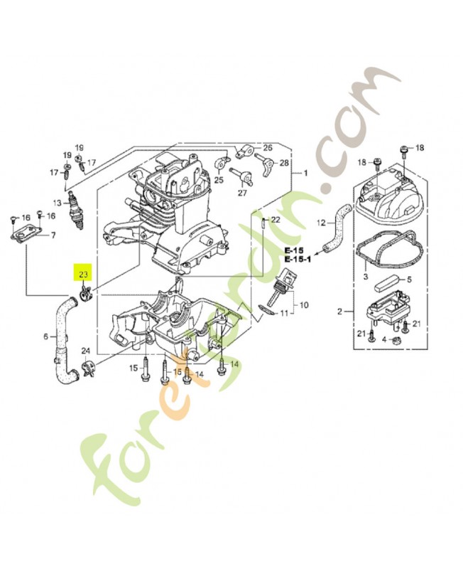 Agrafe de tuyau Honda 950024120008