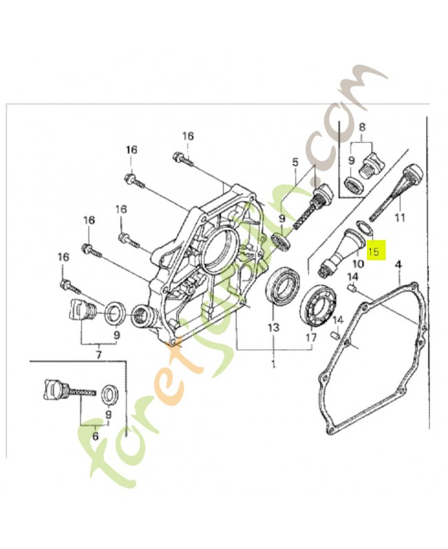Joint torique 23x2.8 Honda 9460850000