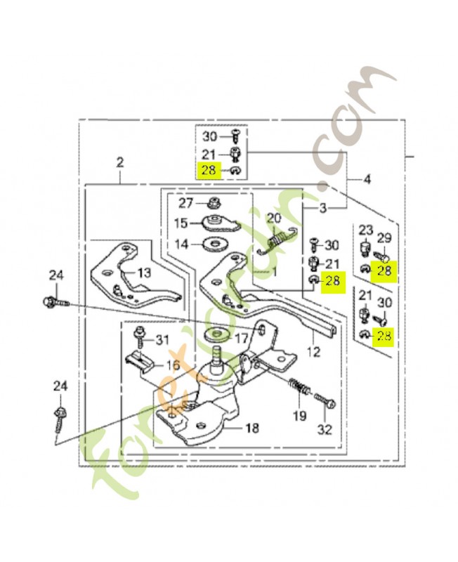 Anneau 5mm Honda 9454005018