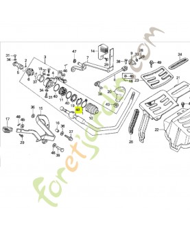 Circlip interieur 40mm Honda 9452040000