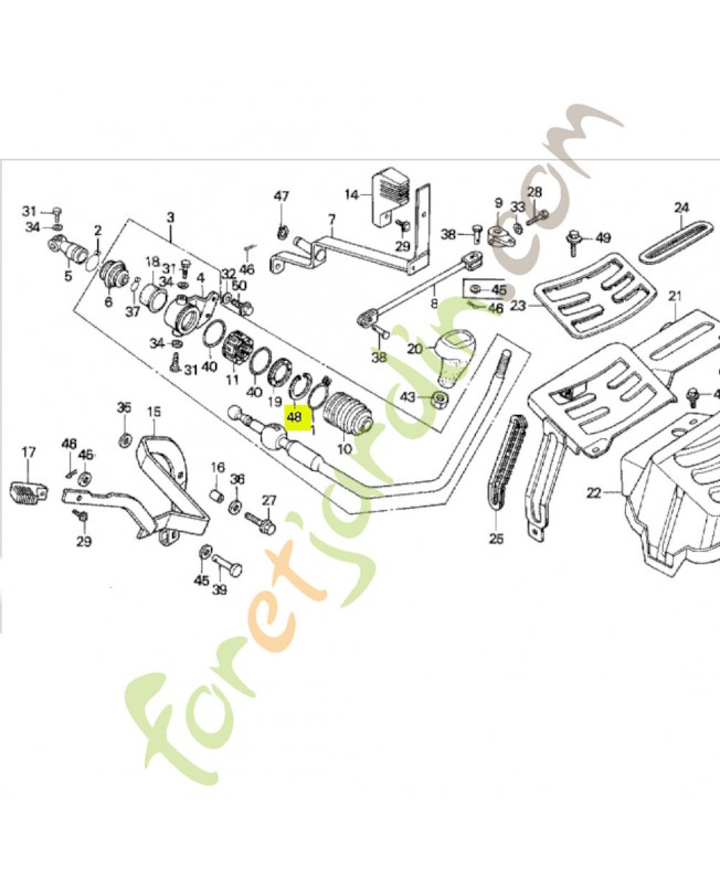 Circlip interieur 40mm Honda 9452040000
