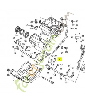 Goupille de ressort 5x22 Honda 9430550221